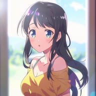 an example of an Anime style image generated in MidJourney using the prompt with the --sref 106, ranked 23th among the user favorites on this website.
